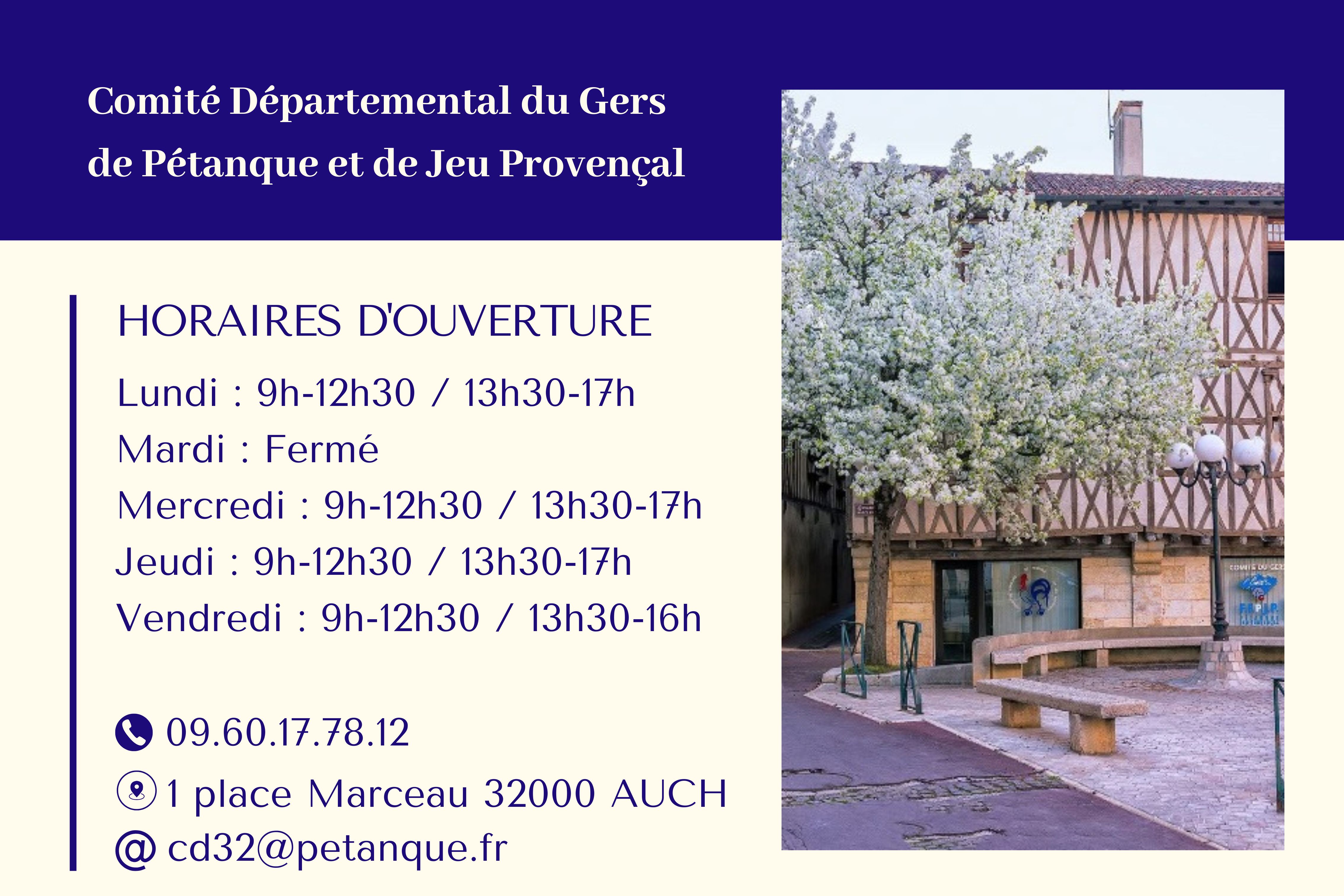 Horaires douverture
